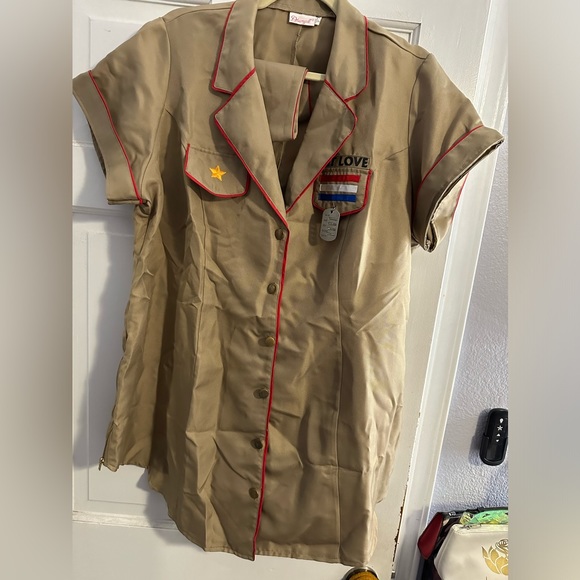 Sergeant love costume plus size 1X/2X - Picture 4 of 4